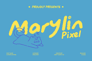 CS Marylin Pixel, a Handwritten Font by Craft Supply Co.