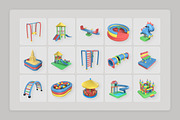 Kids Playground 3D Icon Set, a Work Illustration by twinstd (Thumbnail 6 of 6)