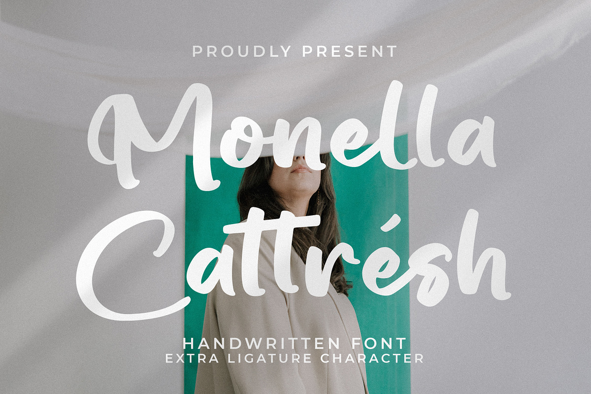 Monella Cattrésh, a Handwritten Font by Integritype Studio (Photo 1 of 15)