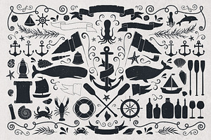 Seaworthy Typeface & Nautical Pack