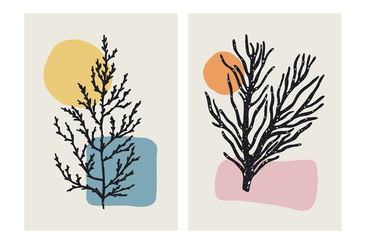 Corals and seaweed posters, wall art, a Decorative Illustration by Good Studio (Photo 2 of 11)