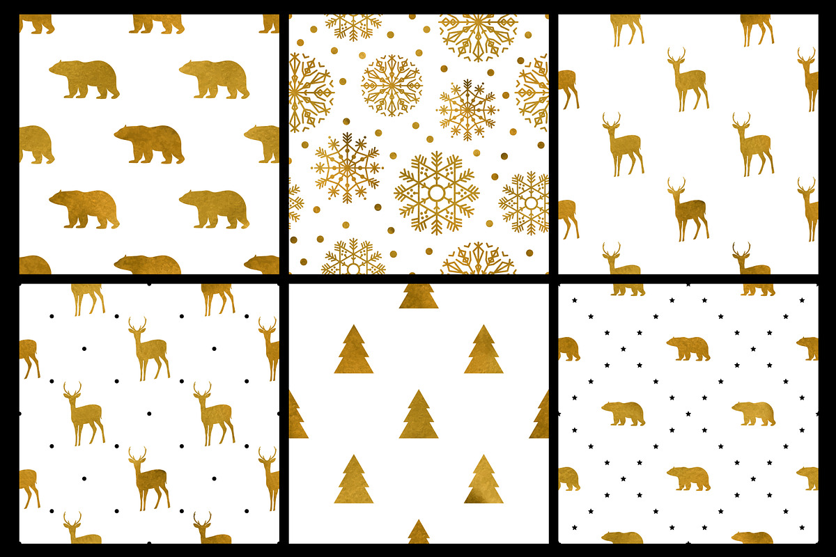 33 Golden patterns, a Pattern Graphic by Alla_Ri_Shop (Photo 2 of 5)