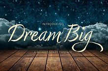 Dream Big Script Typeface