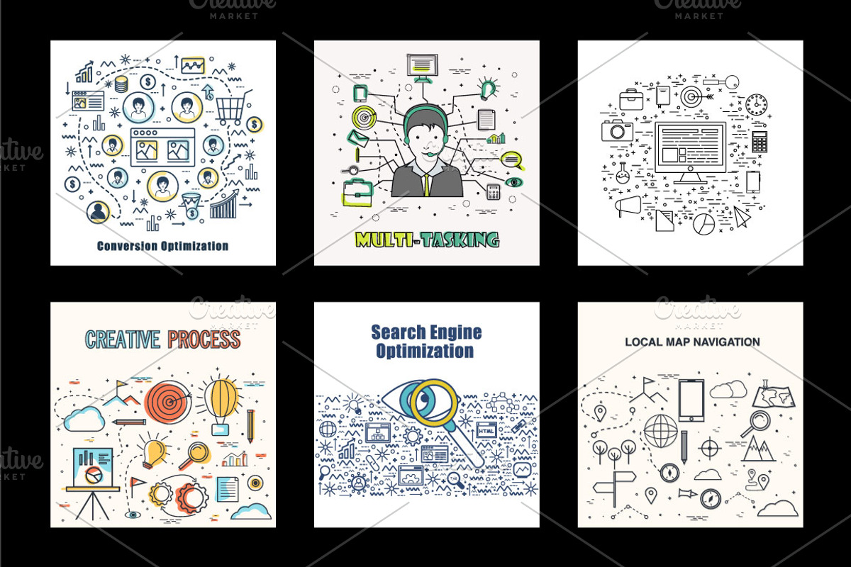 Infographic Web Elements Vol - 1, an Education Illustration by Allies Interactive (Photo 2 of 7)