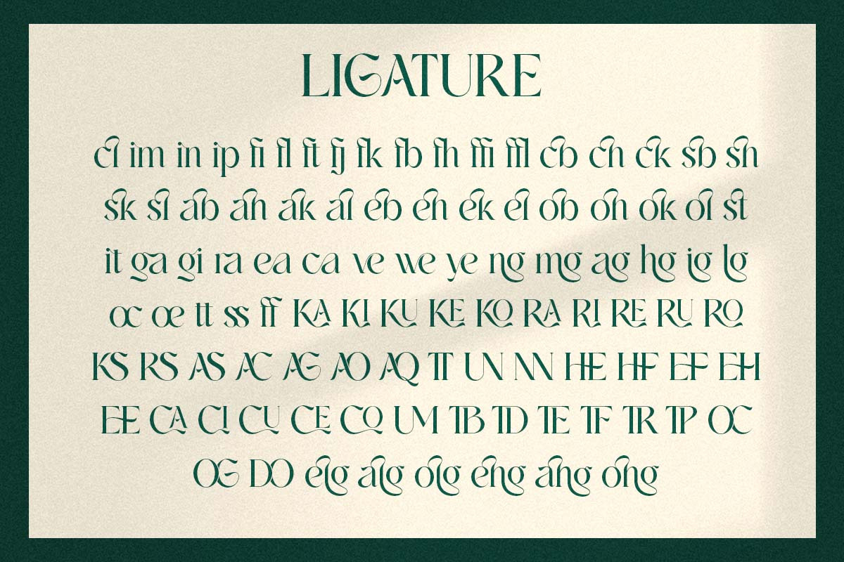 Gelgira - Romantic Luxury Swash, a Serif Font by Qweera Studio (Photo 11 of 12)