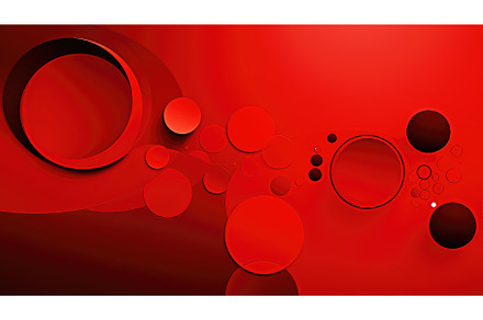 design red shapes background ai, an Abstract Photo by pikepicture