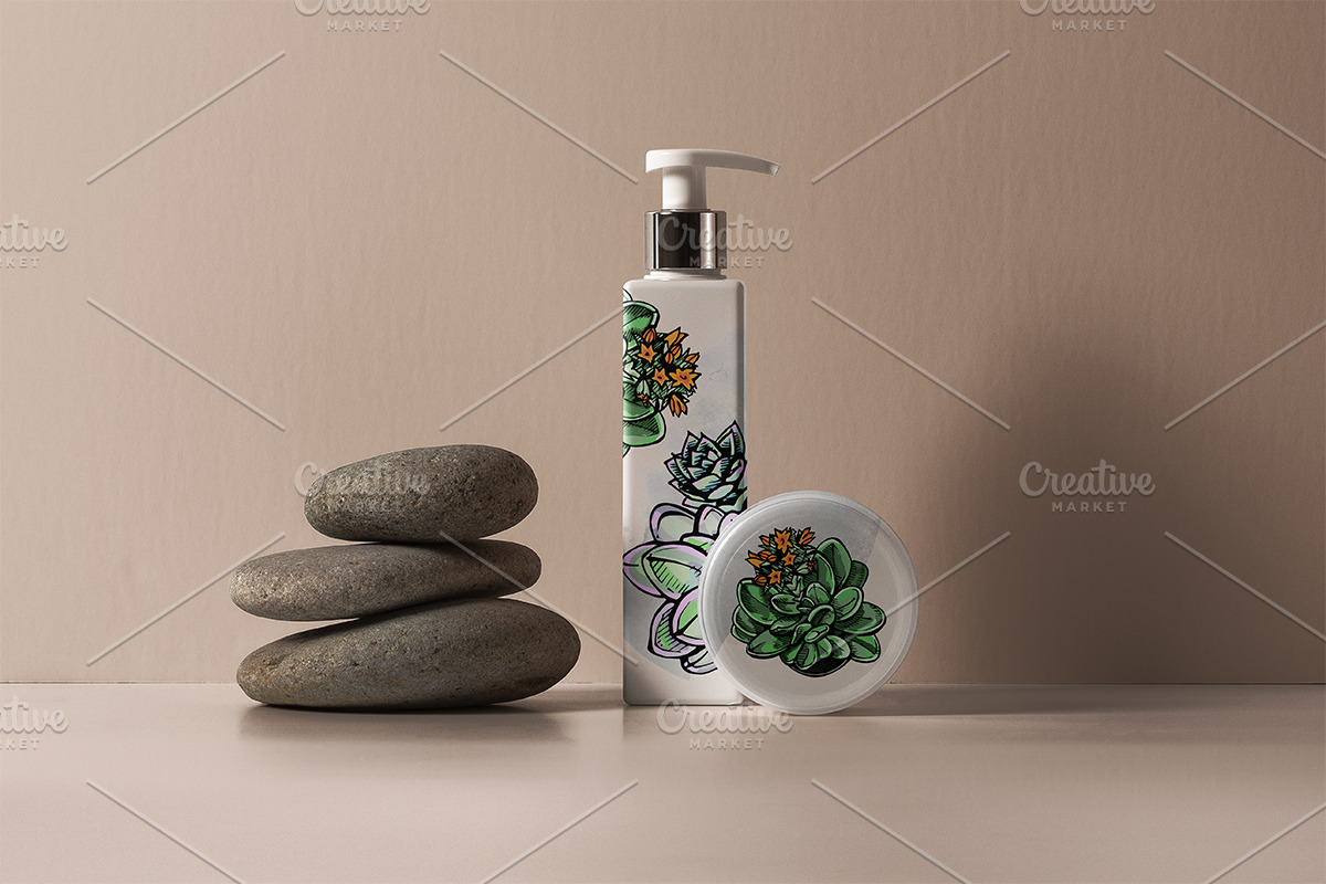 Vector succulents collection, an Illustration by AV Design (Photo 6 of 7)