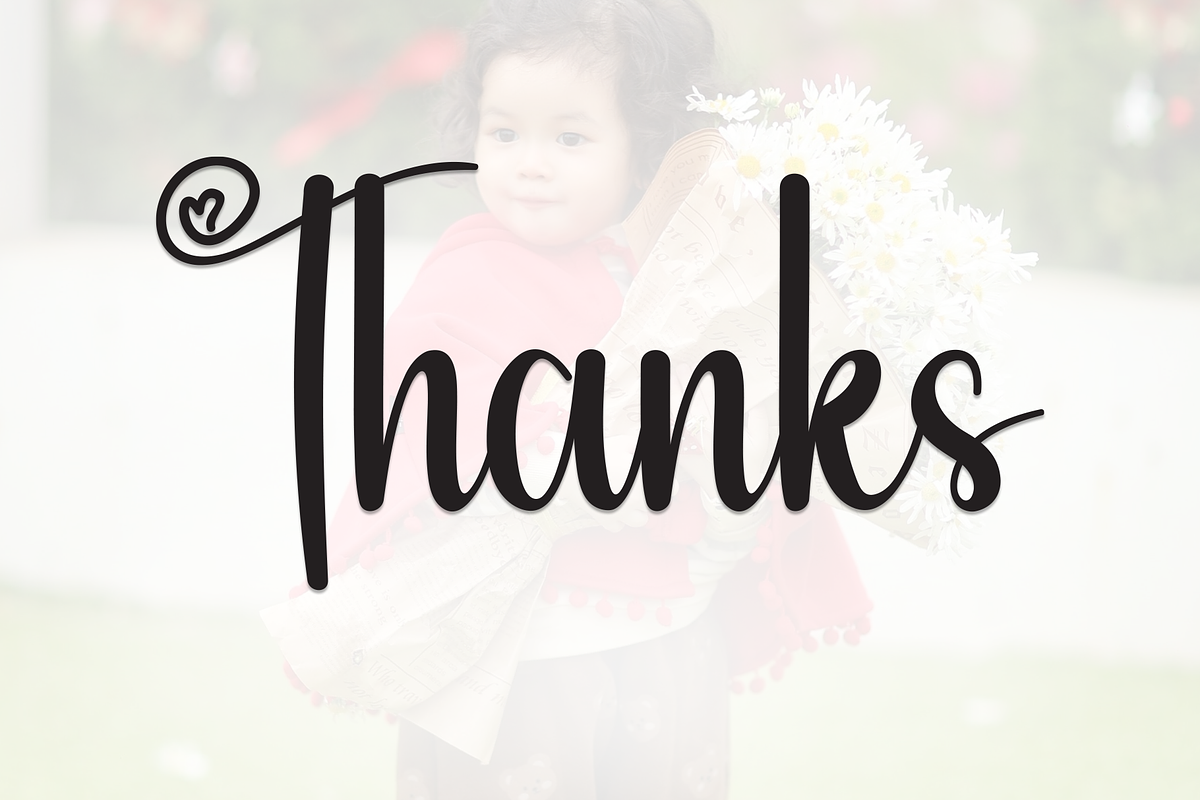 Darling Girl | Script Font, a Handwritten Font by Scratchones (Photo 9 of 9)