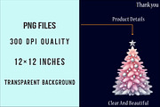 Silver Pink Christmas Clipart, an Illustration by SinaCreation (Thumbnail 6 of 7)