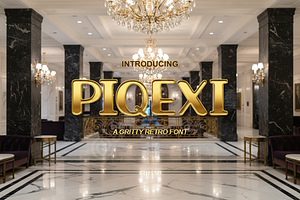 Piqexi | Elegant Serif Typeface for
