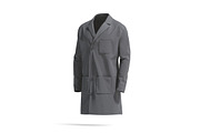 Black Doctors Lab Coat 3D Model, an Object 3D Model by rebrandy (Thumbnail 1 of 9)