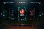 Biopunk UI Set, an Object Illustration by Olga Ryzychenko (Thumbnail 8 of 8)