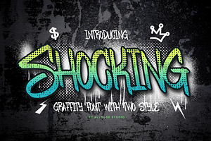 Shocking A Graffiti Font