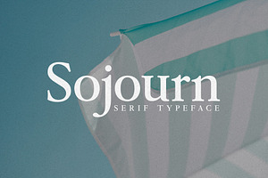 Sojourn - 1980s Serif Typeface