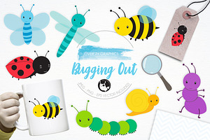 Bugging Out Illustration Pack