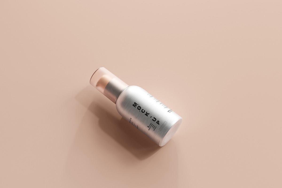 Aluminum Cosmetic Mockup Bundle, a Cups & Container Mockup by pmvch (Photo 121 of 206)