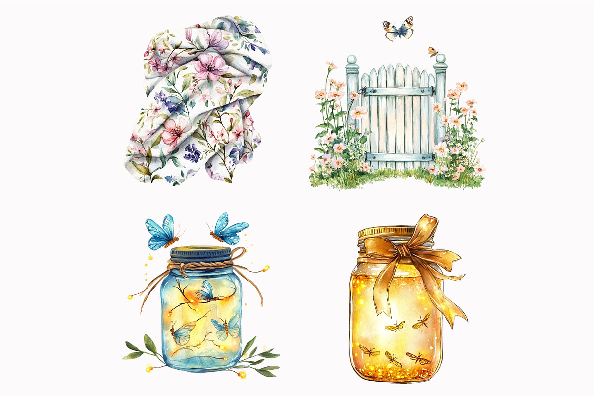 Little valley storybook clipart, an Illustration by Design Market (Photo 5 of 5)