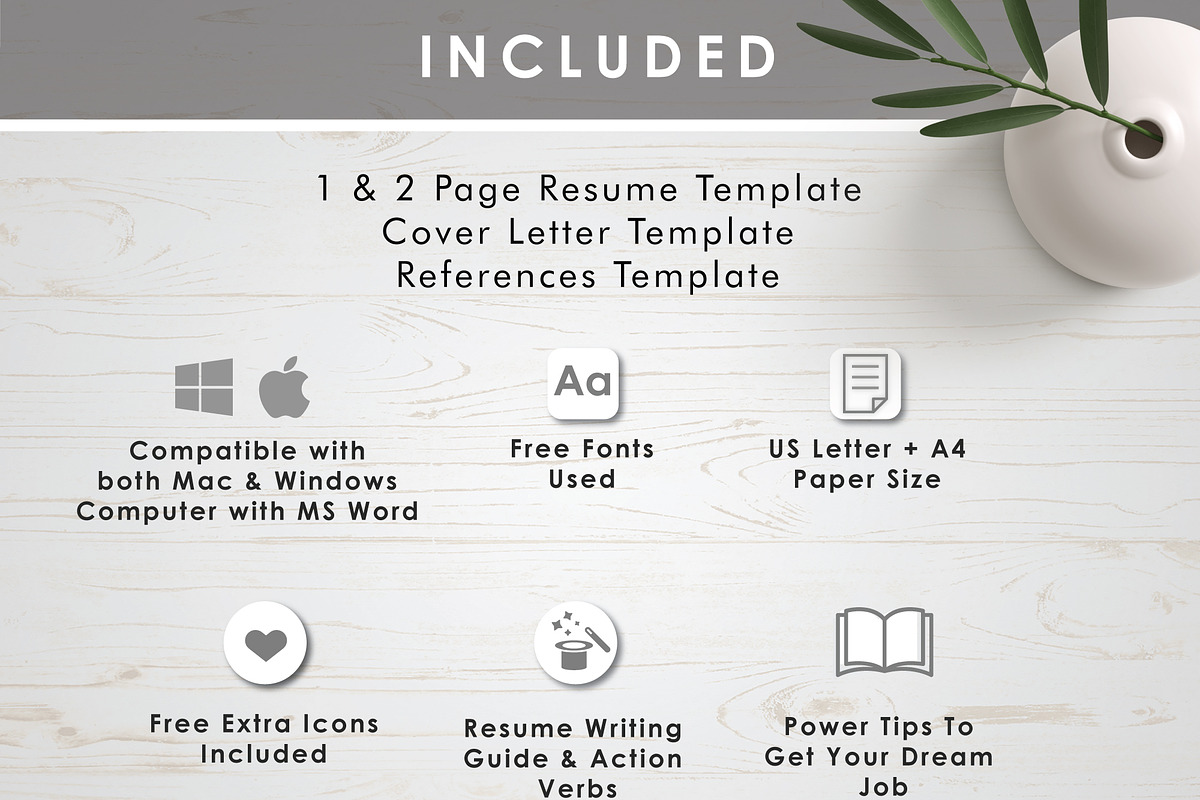Professional Resume/ CV Bundle, a Resume Template by Wow Designs (Photo 12 of 21)