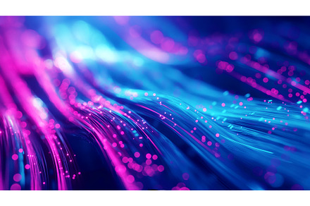 Abstract image featuring flowing, a Technology Illustration by Sergey Kotenev