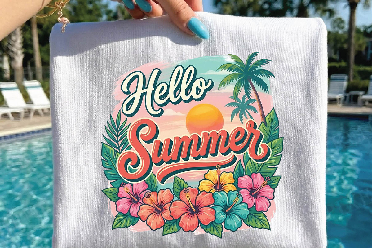 Hello Summer Tropical Floral PNG, a Seasonal Illustration by DreamPrint404 (Photo 6 of 6)