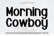 Morning Cowboy, a Serif Font by FreshTypeINK (Thumbnail 1 of 7)
