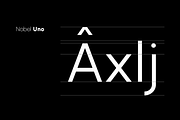 NOBEL UNO - Modern Font Family, a Sans Serif Font by Designova® (Thumbnail 9 of 12)