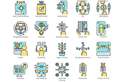 88 Digital Marketing Icons | Aqua, an Outline Icon by Flat Icons (Thumbnail 5 of 6)