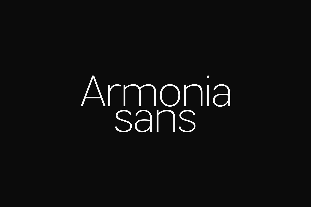 Armonia Sans - Variable Typeface, a Sans Serif Font by VP Fonts (Photo 1 of 33)