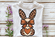 Leopard Coquette Easter Bunnngy PNG, an Illustration by CraftArtStudio (Thumbnail 2 of 4)