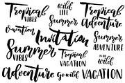 Tropical Clip Art & Patterns Set, an Illustration by 5August Art (Thumbnail 5 of 8)