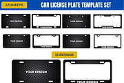 License Plate Template 354, a Graphic by AtacanDigital (Thumbnail 3 of 3)