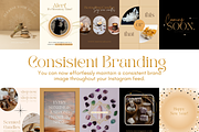 Witchy Instagram Post Templates, a Social Media Template by Hell Yeah Designs (Thumbnail 4 of 8)