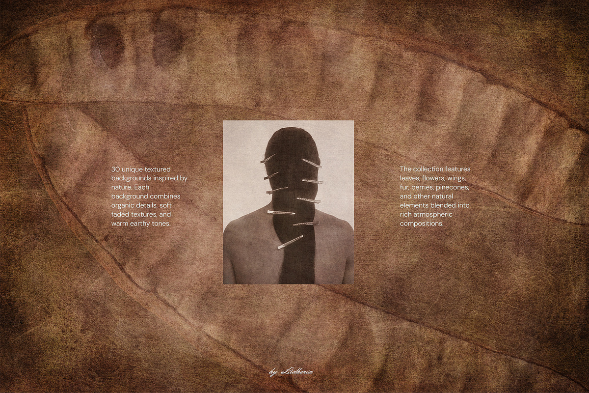 Faded Nature - Textured Backgrounds, a Background Graphic by Lidberia (Photo 4 of 11)