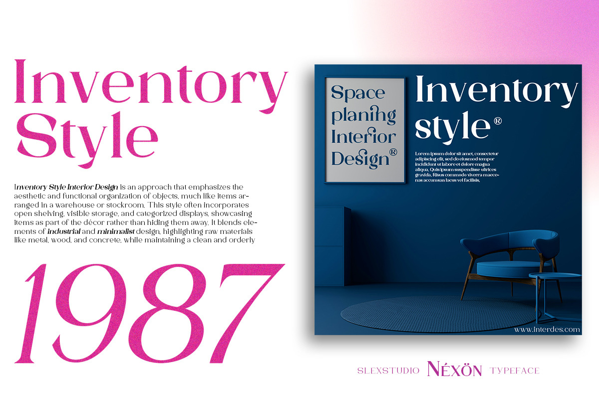 Nexon, a Serif Font by Slex Studio (Photo 10 of 10)