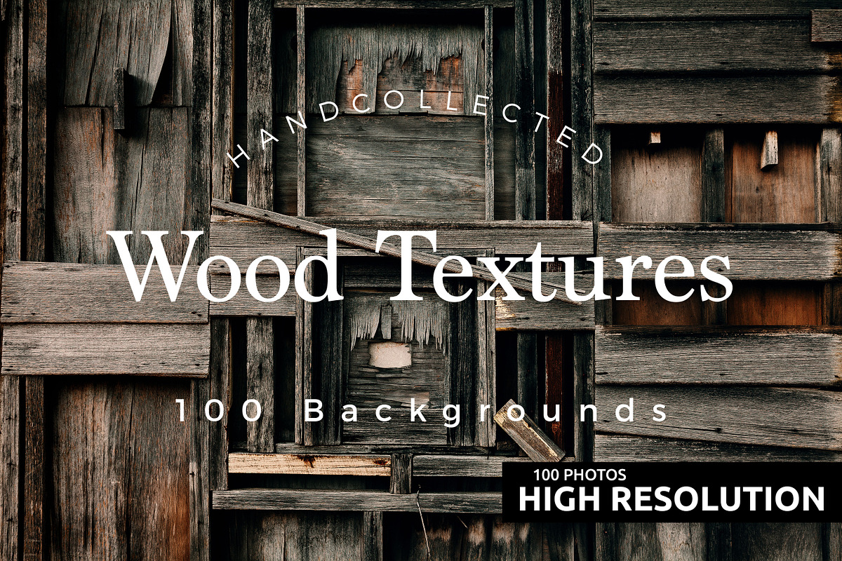 100 Ultra Hi-Res Wood Textures, a Texture Graphic by moonloop (Photo 2 of 5)
