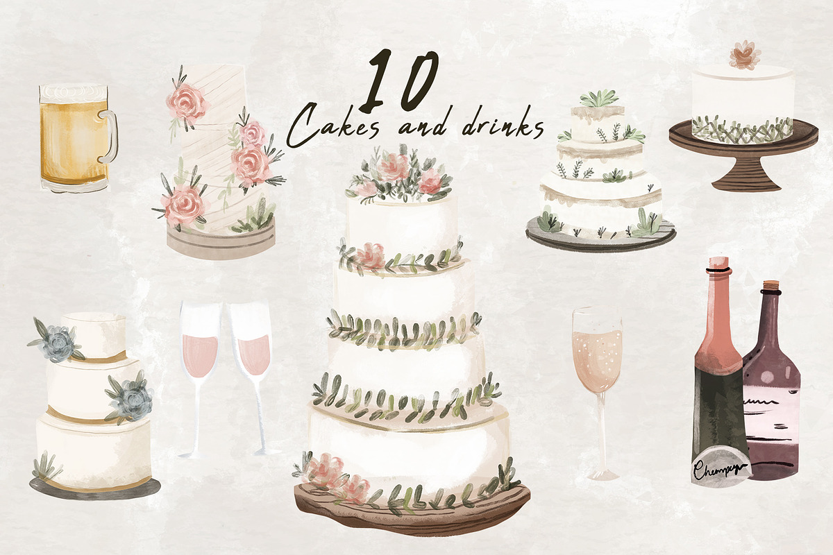Wedding map creator watercolor, an Illustration by Cocoa studio by Eliza M (Photo 8 of 18)