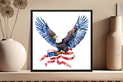 Watercolor Memorial Day, an Illustration by DreamCafeArt (Thumbnail 4 of 5)