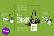 Vacuum Cleaner Sale Editable Design, a Social Media Template by Mishek Munene (Thumbnail 2 of 4)