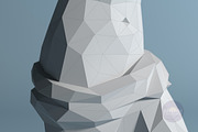 DIY Statue Set #1 3D model template, a Templates & Theme by PolyFish (Thumbnail 10 of 17)