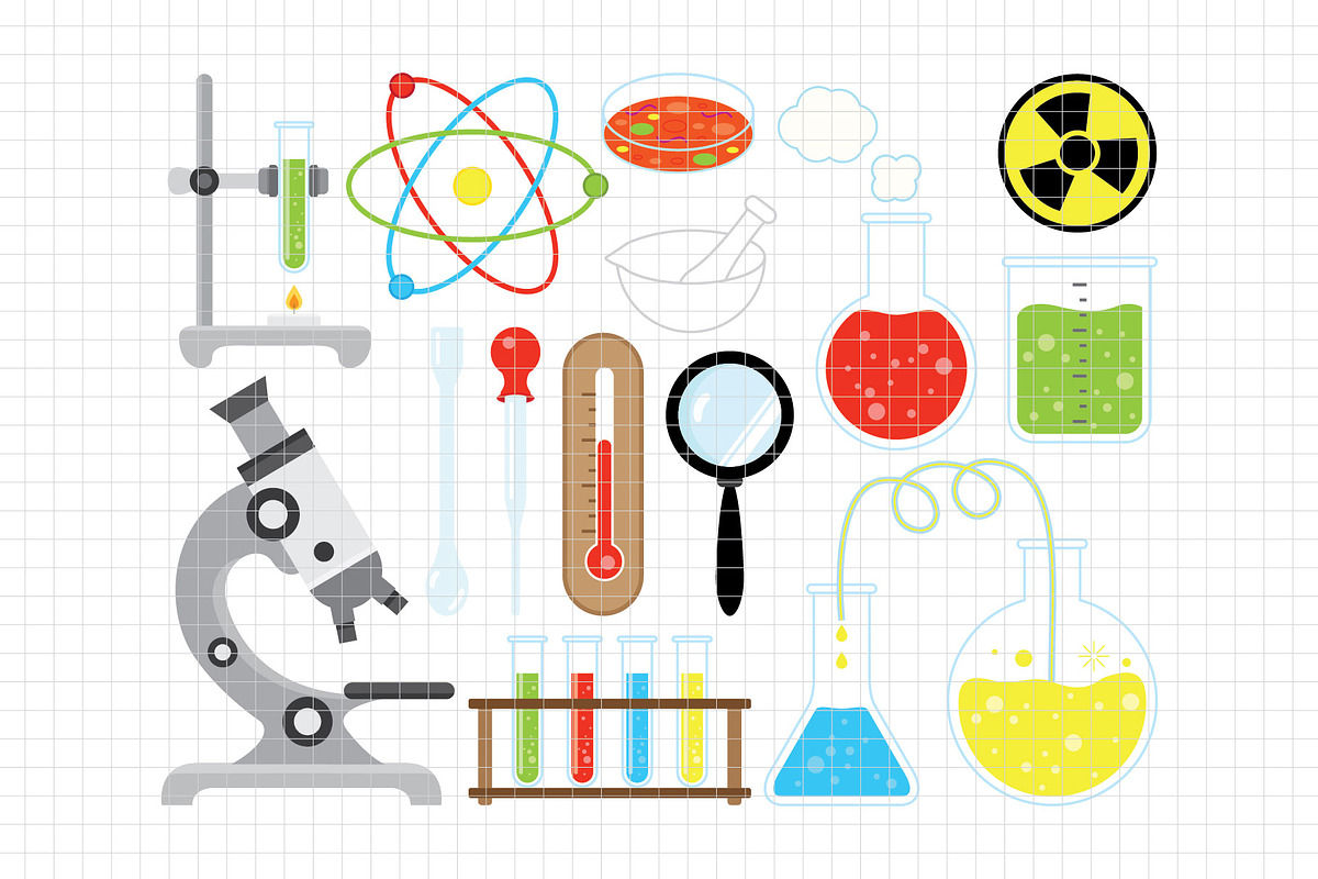 Science Rock Clipart (DC63), a Decorative Illustration by Printablestore