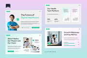 HealthTech & Telemedicine Startup, a Presentation Template by Claymoon Lab (Thumbnail 3 of 7)
