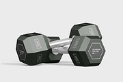 Metallic Gym Dumbbell Mockup, an Advertising Mockup by tiyasprabawa (Thumbnail 3 of 5)