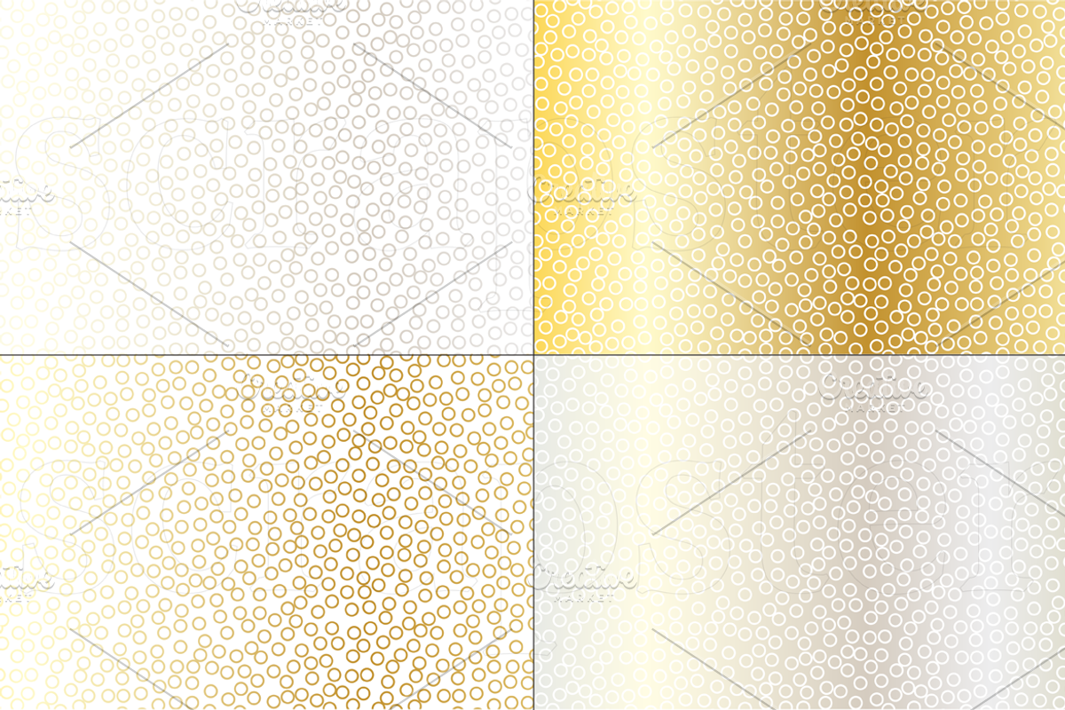 Silver & Gold Natural Textures preview 7