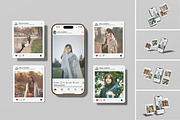 Modern Social Media Post Mockup, an iPhone Mockup by graphicsecond (Thumbnail 1 of 7)