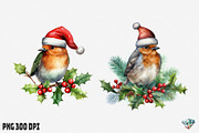 Merry Christmas Bird, an Illustration by Gemstone (Thumbnail 2 of 4)