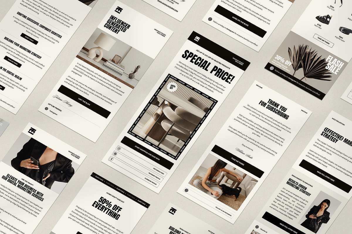 NOLE / Newsletter Template, an Email Template by Wildnun Studio (Photo 13 of 19)