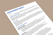ATS Friendly Resume / CV, a Resume Template by Anjum Ilyas (Thumbnail 5 of 7)