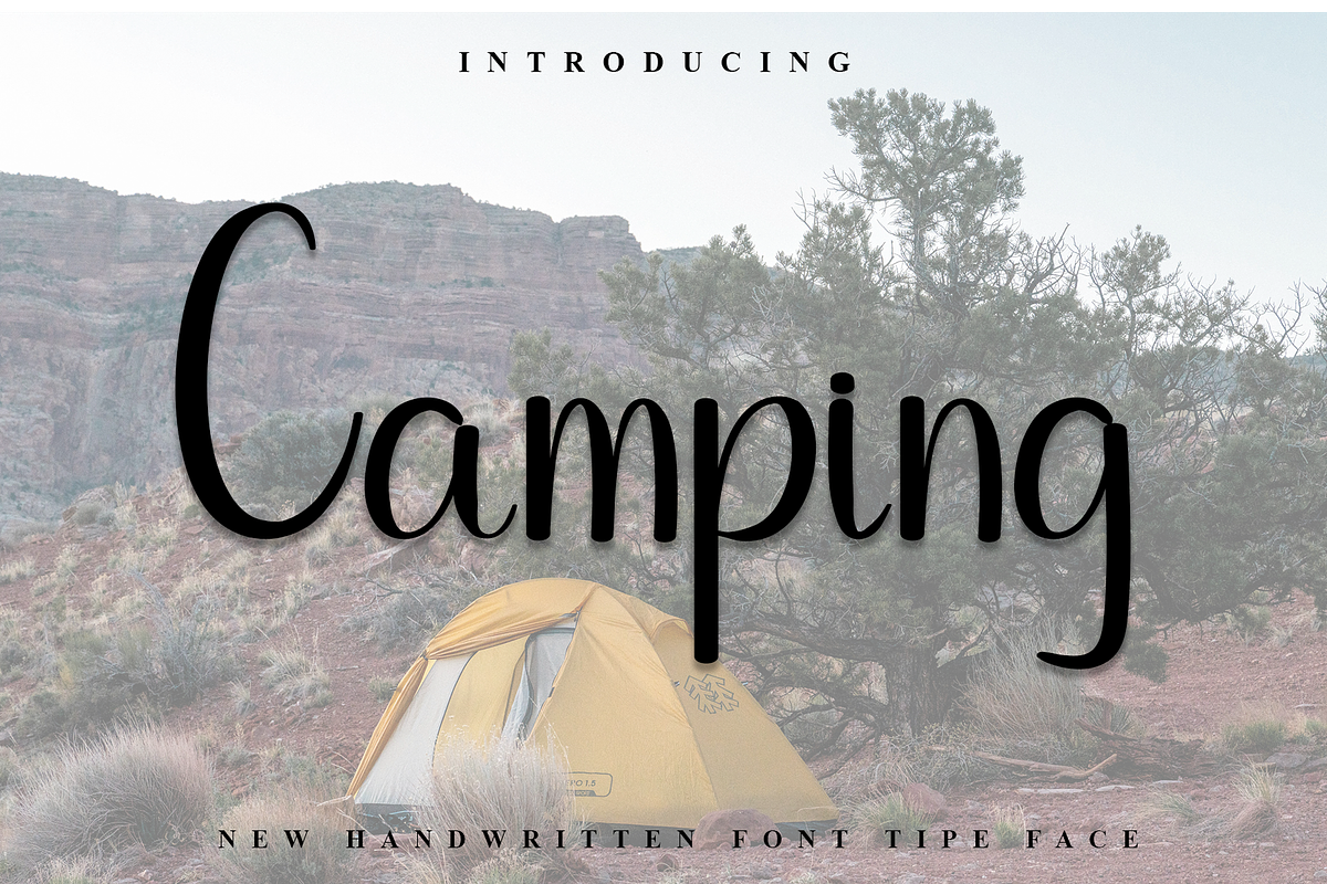 Camping, a Handwritten Font by InermediaSTUDIO (Photo 1 of 8)