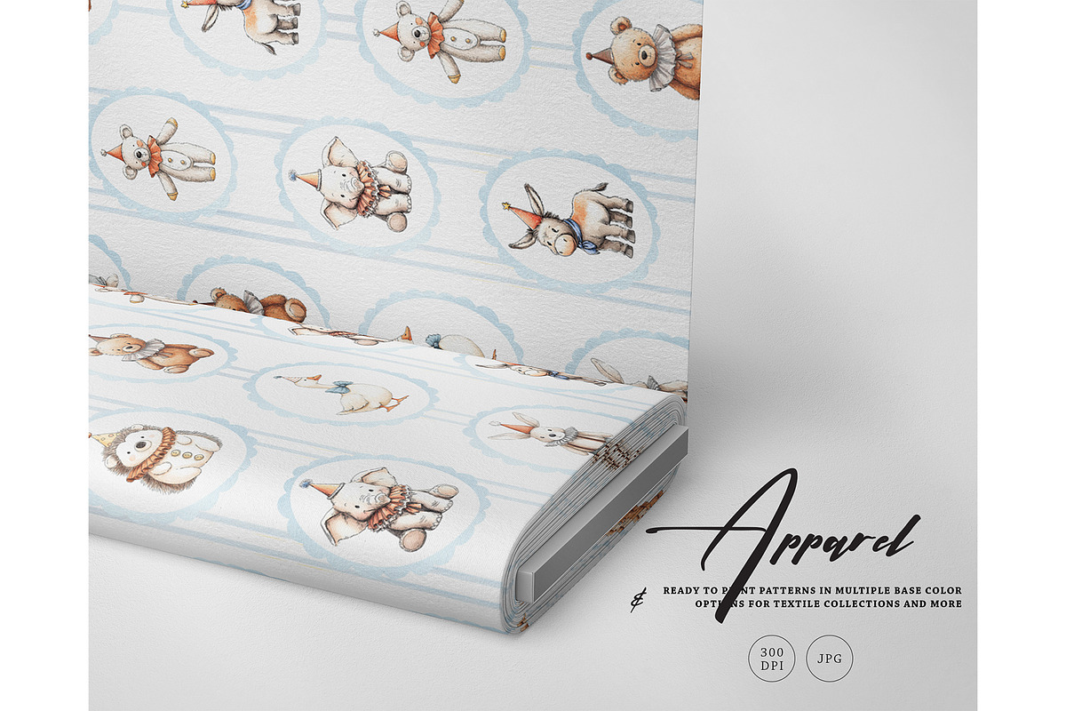 Vintage Toy box seamless pattern, a Pattern Graphic by Milatoo (Photo 7 of 8)