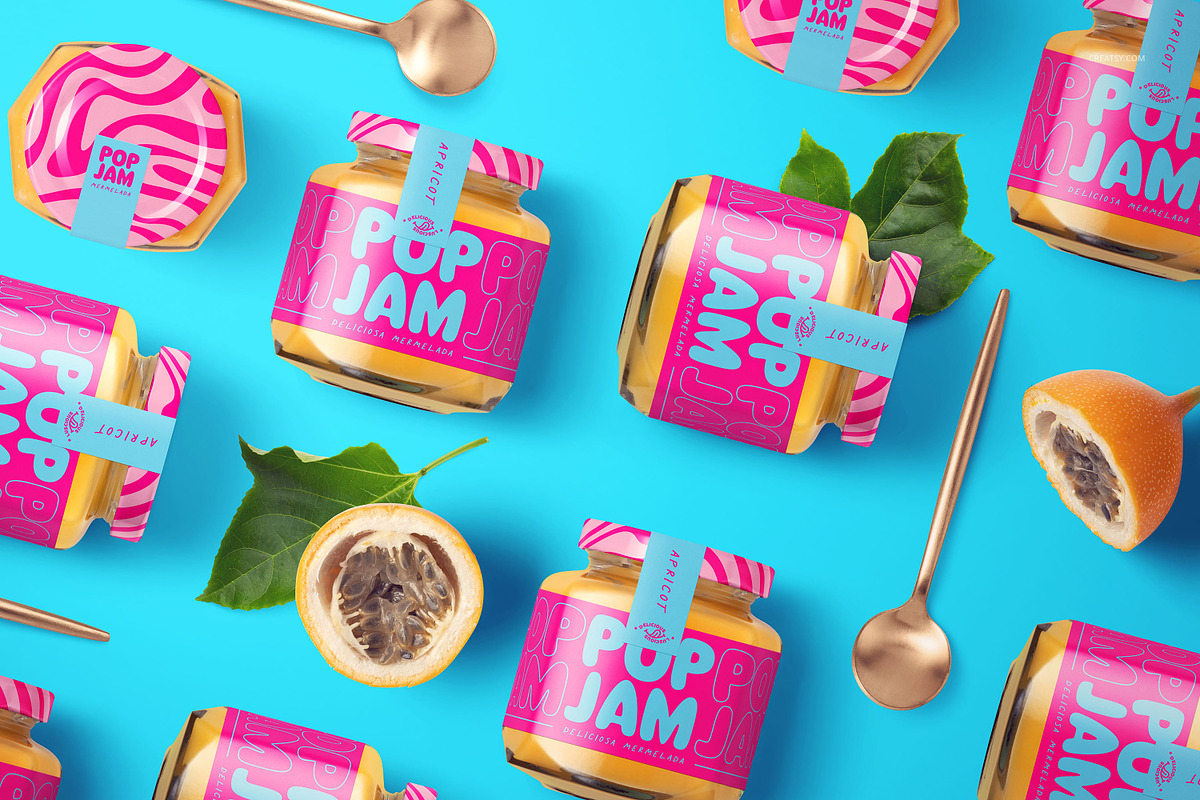 Jam Jar Mockup Bundle, a Cups & Container Mockup by creatsy5 (Photo 34 of 65)